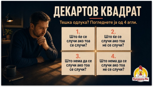 Не можете да донесете важна одлука ? Испробајте го методот од 4 прашања