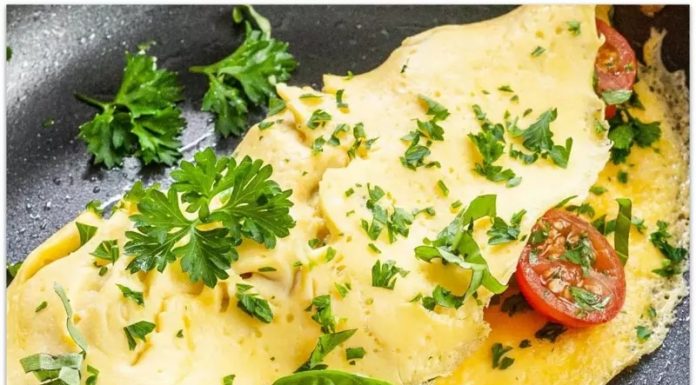 Еве како да зготвите вкусен вегетаријански омлет