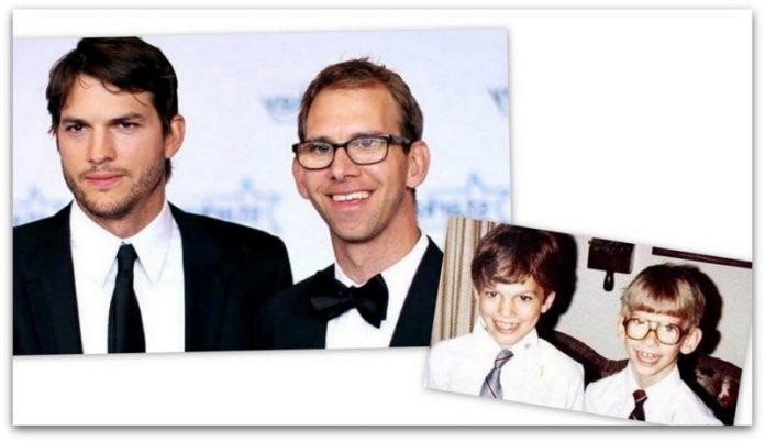 Ashton и Michael Kutcher Близнаците со среќен крај2