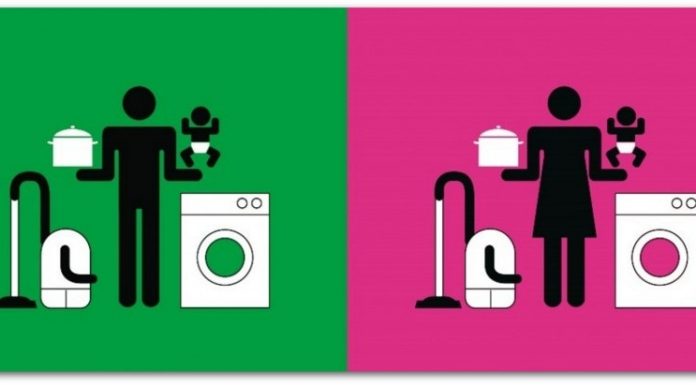 Еднаквост на половите во бришење на прав и шопинг