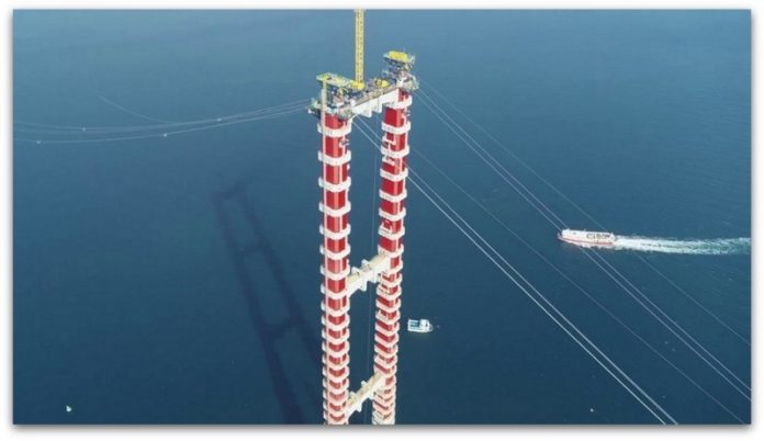Се гради најдолгиот висечки мост во светот Видео