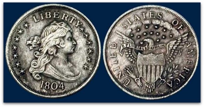 Сребрен долар од 1804 година вреди повеќе од 3 милиони долари