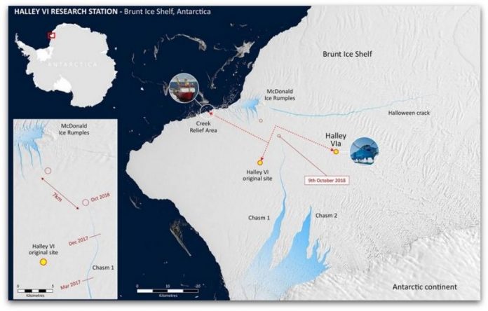 Санта мраз се одвои од Антарктикот Видео