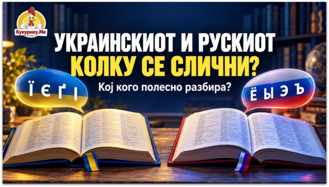 1. УКРАИНСКИОТ И РУСКИОТ ! СРОДНИ ЈАЗИЦИ, НО КОЛКУ НАВИСТИНА СЕ РАЗБИРААТ