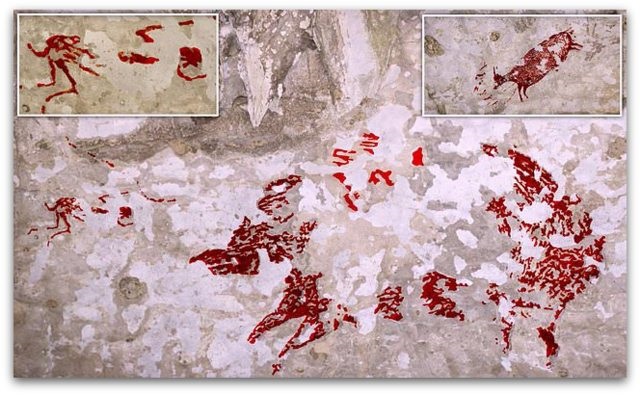 Пронајден најстариот примерок на пештерска уметност во светот.