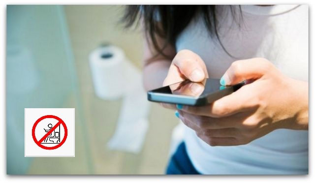 Користењето на мобиле телефон во тоалет може драматично да го зголеми ризикот од хемороиди