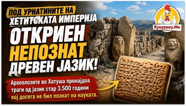 Под урнатините на Хетитската империја откриен досега непознат древен јазик