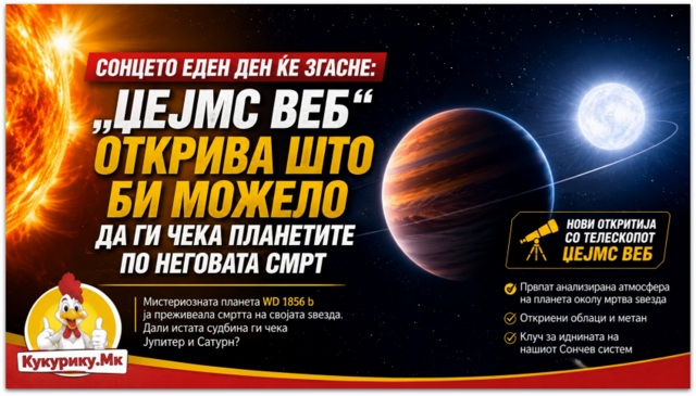 Сонцето еден ден ќе згасне