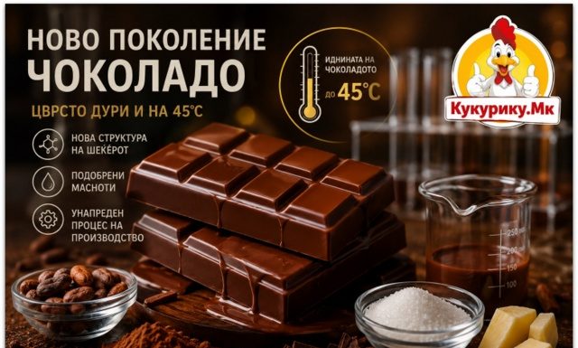 ЧОКОЛАДОТО БИ МОЖЕЛО ДА НЕ СЕ ТОПИ НА ЛЕТНИТЕ ГОРЕШТИНИ ! НАУЧНИЦИТЕ СОЗДАВААТ НОВА ГЕНЕРАЦИЈА ЧОКОЛАДО