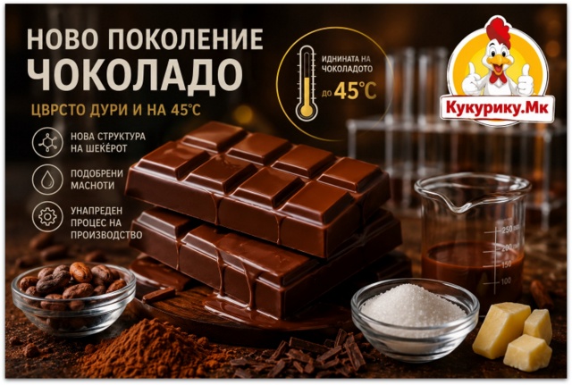 ЧОКОЛАДОТО БИ МОЖЕЛО ДА НЕ СЕ ТОПИ НА ЛЕТНИТЕ ГОРЕШТИНИ
