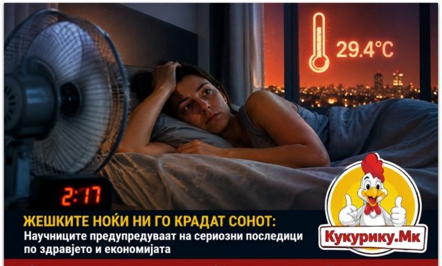Жешките ноќи ни го крадат сонот ! Научниците предупредуваат на опасни последици по здравјето