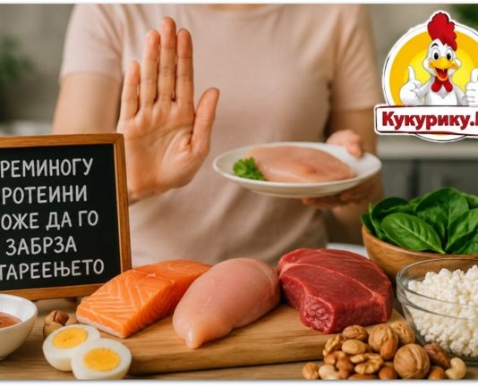 ПРЕМНОГУ ПРОТЕИНИ МОЖЕ ДА ГО ЗАБРЗА СТАРЕЕЊЕТО ! НАУЧНИЦИТЕ ОТКРИВААТ КОГА ПОМАЛКУ Е ПОВЕЌЕ