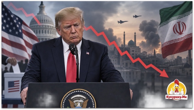 Војната со Иран му ја урна поддршката на Трамп